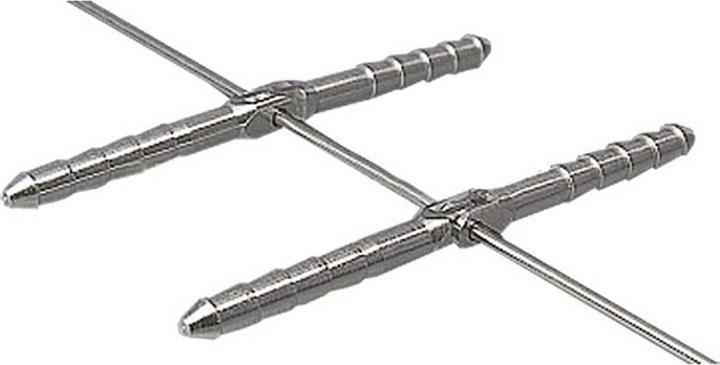 MP Jet pin hinge alu 3/50mm 6pcs. "wire"