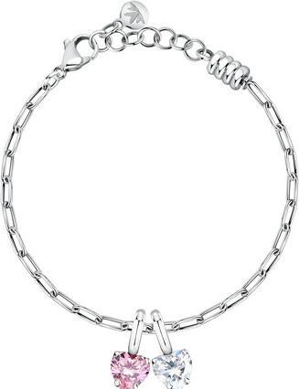 Morellato Decent Steel Bracelet Sparkling Hearts Drops SCZ1347