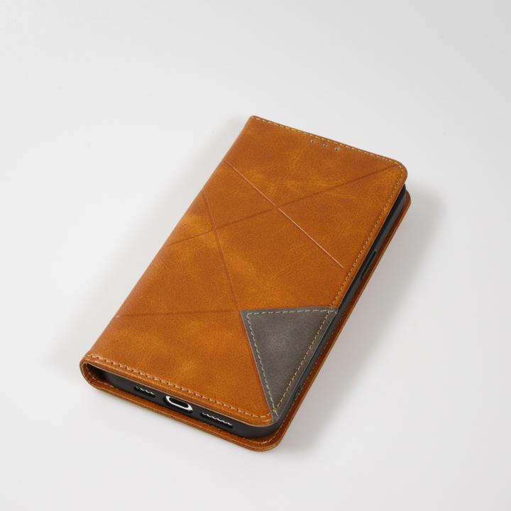 Image du produit PhoneLook Coque Flip Géometrique brun clair (Apple iPhone 16e)