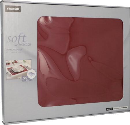 Actual product image Starpak Placemats soft selection (100 x, 30 x 40 cm)