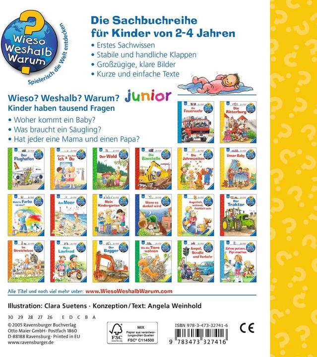 Actual product image Ravensburger Unser Baby (German, Angela Weinhold, Clara Suetens, 2015)