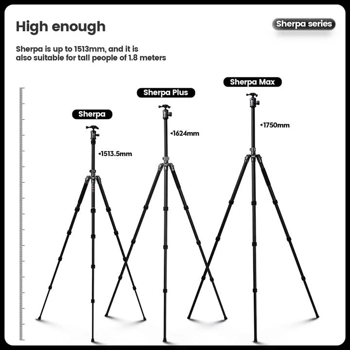 Immagine prodotto Fotopro Sherpa Max Carbon Tripod Grigio (Materiale sintetico)