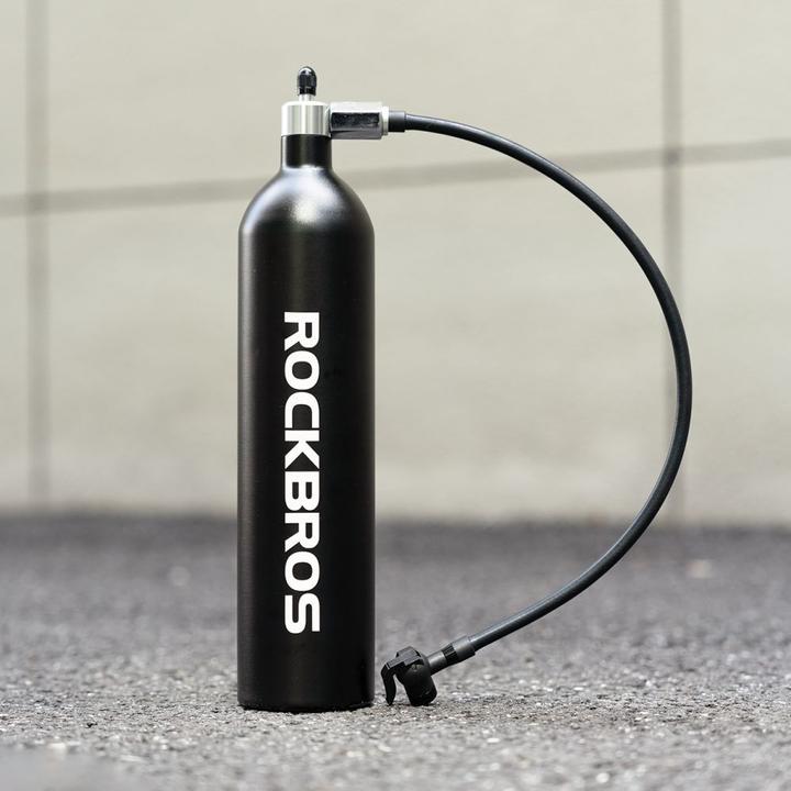 Actual product image Rockbros Tubeless Tire Inflator 200 PSI 1.2l - Black