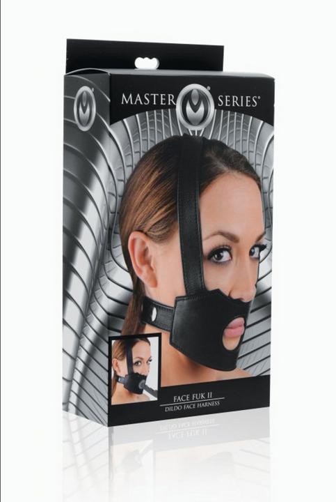 Actual product image Master Series Face Fuk II Dildo Face Harness