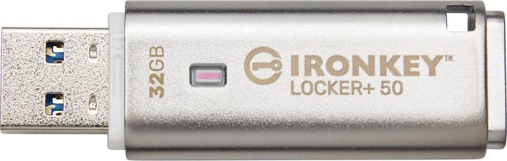 Immagine prodotto Kingston IronKey Locker+ 50 (32 GB, USB-A, USB 3.2)