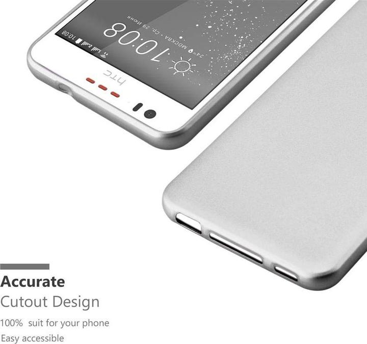 Actual product image Cadorabo TPU Matt Metallic Cover (HTC Desire 10 Lifestyle, HTC Desire 825)