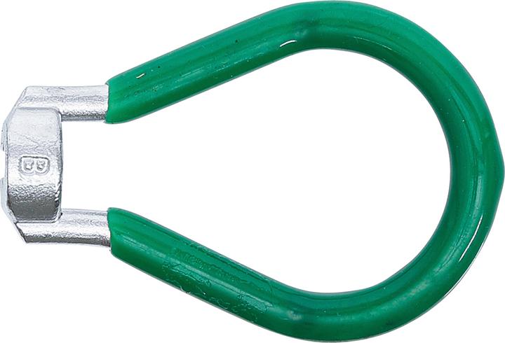 Actual product image BGS Spoke Wrench green 3.3 mm (0.130“)