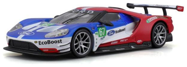 Produktbild Bburago Diecast 1:32 Race in Acrylic Box Ford GT Race Car 2017 Ages 5+ 18-41158