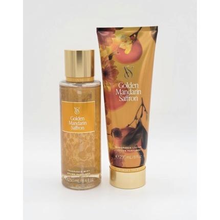 Victoria's Secret Golden Tangerine Saffron Body Mist Spray & Body Lotion