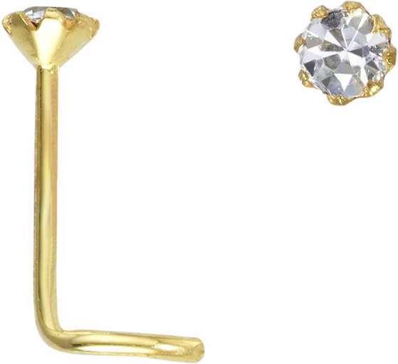 Produktbild Bijouteria Nasenpiercing (Gold 14K, Zirkonia)