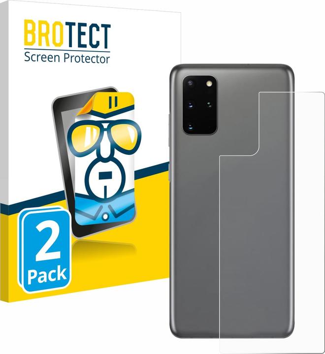Produktbild BROTECT Schutzfolie Displayschutz Displayschutzfolie Folie Klar Transparent (2 Stück, Samsung Galaxy S20+)