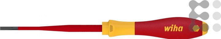 Actual product image Wiha VDE slotted screwdriver So (Slotted screws)