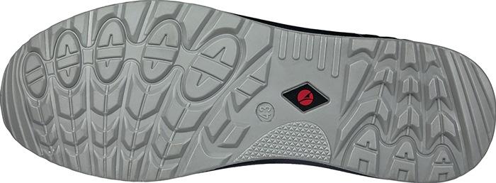 Actual product image Albatros Safety shoe GRID LOW size 44 black/red S3 SRC EN ISO 20345:2011 microfibre/textile fabric (S3, 44)