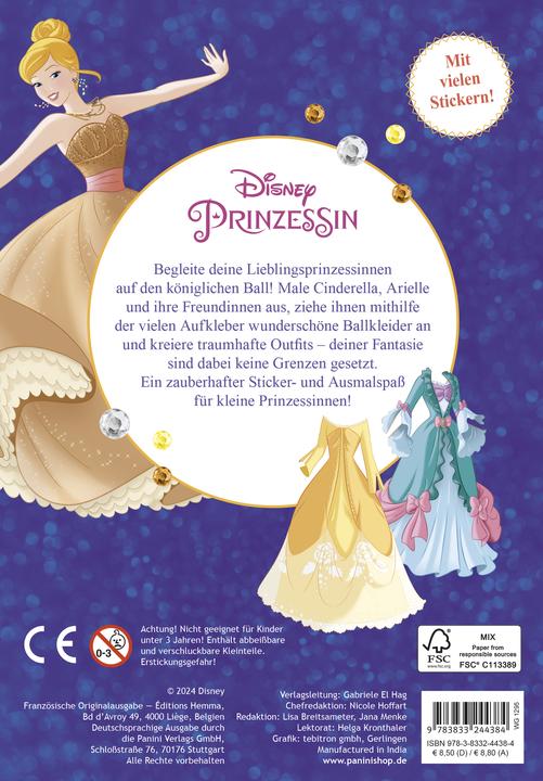 Immagine prodotto Panini Disney Prinzessin: Mein liebster Styling-Spass (Tedesco, Panini, Disney, 2024)