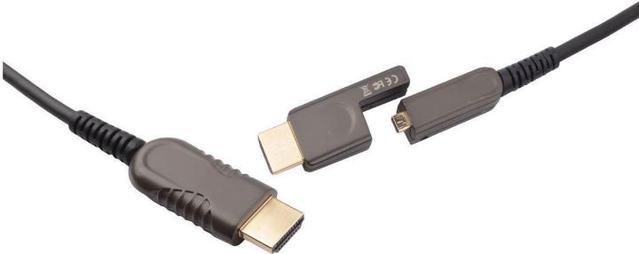 Produktbild MicroConnect HDM191915V2.0DOP HDMI-Kabel 15 m HDMI Typ A (Standard) HDMI Typ D (Mikrofon) Schwarz (15 m, HDMI)