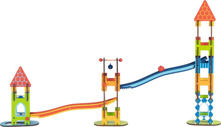 Actual product image Goki Marble run Knight Castle