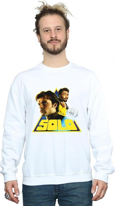 Actual product image Star Wars Mens Solo Retro Triangle Sweatshirt (XXL)