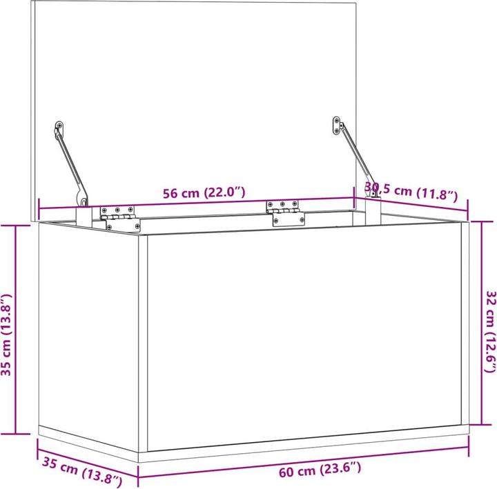 Immagine prodotto VidaXL Yingquan District (60 x 35 x 35 cm)