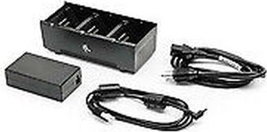 Productafbeelding Zebra 3 Slot Batt Lader Eu Pwr Cor (3 Pcs., Oplaadbare batterijen + lader)