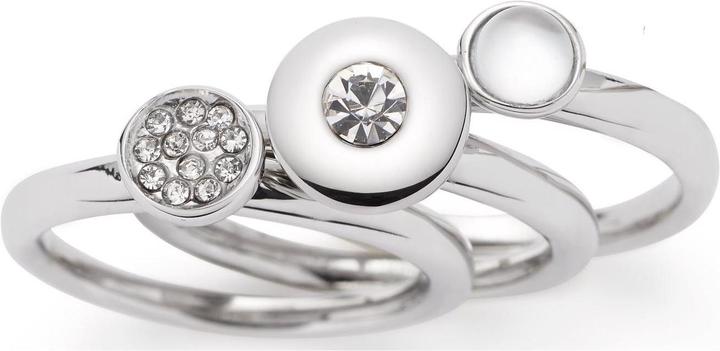 Leonardo Fingerring Alexia 60 Edelstahl,Glas (60)