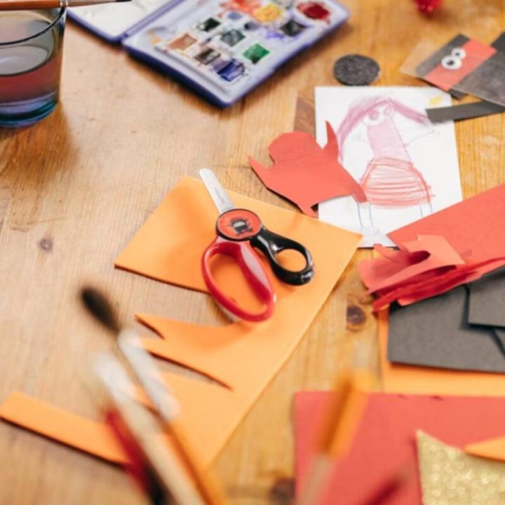 Produktbild Fiskars Kinderschere mit Ninja-Wackelbild Ab 6 Jahren Länge: 13 cm (13 cm)