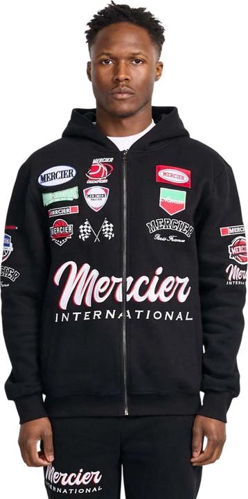 Mercier International Hoodie mit durchgehendem Reissverschluss