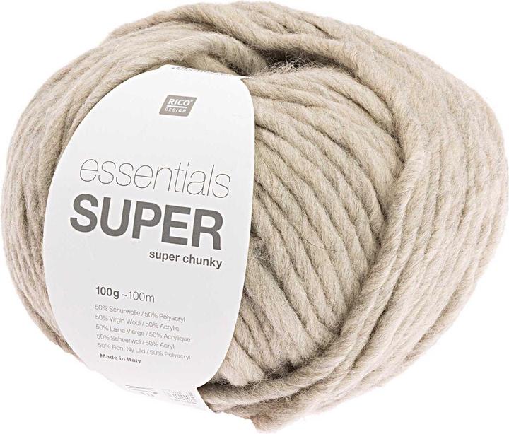 Produktbild Rico Design Wolle Essentials Super Super Chunky 100 g Nature (90 m)