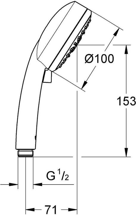Produktbild Grohe Tempesta Cosmopolitan 100 (4 Strahlarten)