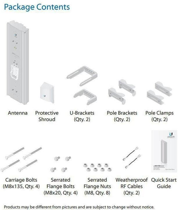 Produktbild Ubiquiti AM-5AC22-45 AirMAX AC 5GHz 2x2 MIMO PtMP Basisstation Sektor Ant. 22 dBi, 45 Grad (5G)