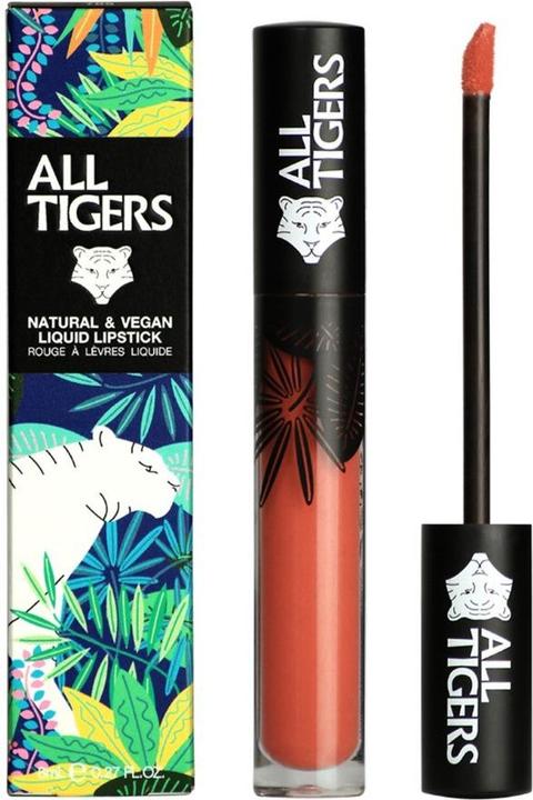 Image du produit All Tigers Rouge à lèvres mat naturel & vegan (Pêche, Orange)