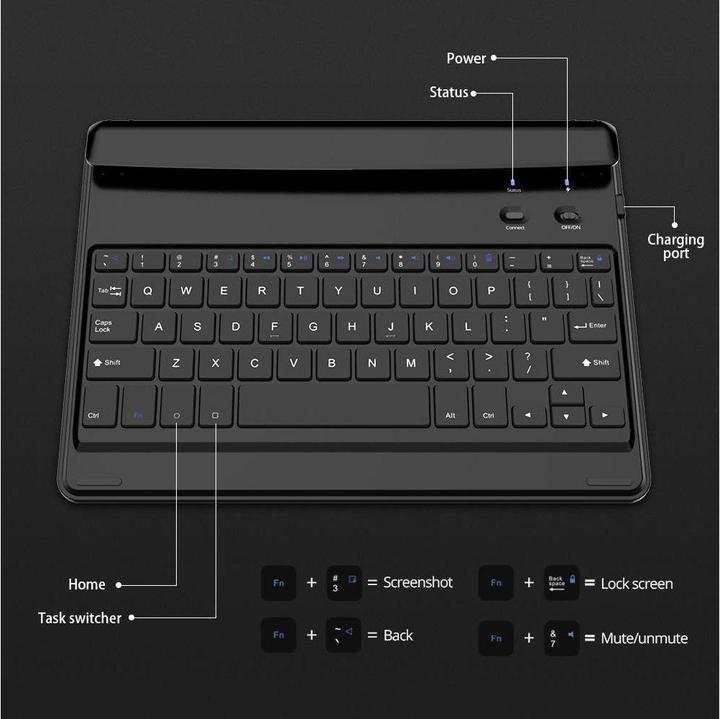 Image du produit Onyx Clavier Clavier Bluetooth (Boox Max 3, Boox Note Pro, Boox Note, Boox Note2)