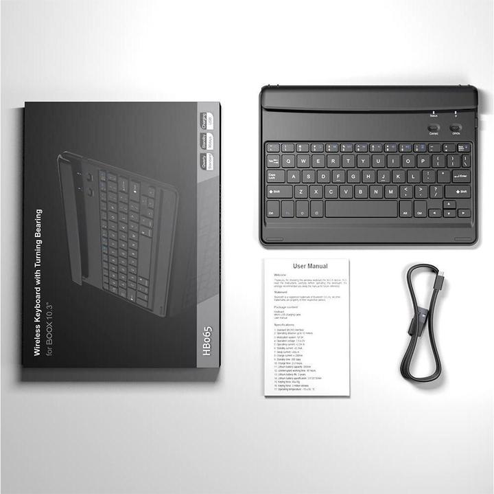 Image du produit Onyx Clavier Clavier Bluetooth (Boox Max 3, Boox Note Pro, Boox Note, Boox Note2)