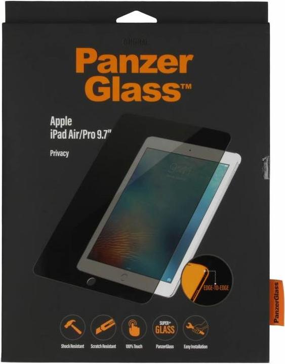 Immagine prodotto PanzerGlass Privacy (1 Pezzo/i, iPad (5° gene), iPad 2018 (6° gene), iPad Air, iPad Air 2014 (2. Gen), iPad Pro 9.7 2016 (1. Gen))