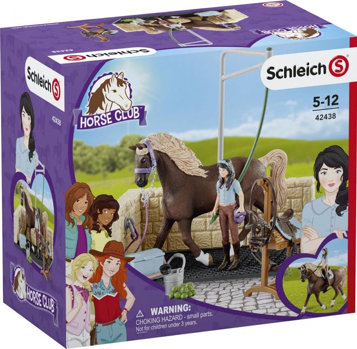 Immagine prodotto Schleich Box per il lavaggio dei cavalli con Emily e Luna di Hor