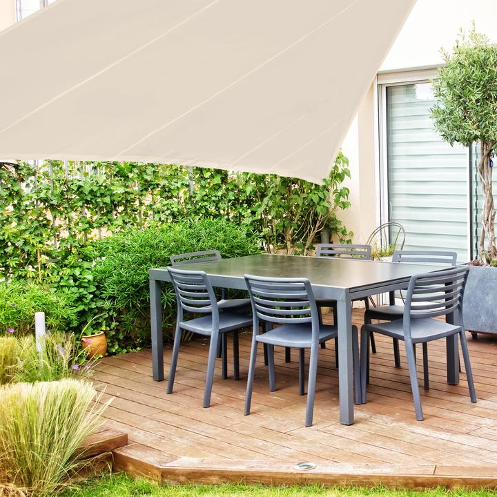 Immagine prodotto Relaxdays Tenda a vela triangolare parasole (400 x 340 x 0,5 cm)