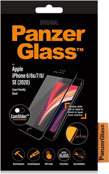 Actual product image PanzerGlass Cam Slider CF (1 Piece, Apple iPhone 6, Apple iPhone SE (2nd Gen))