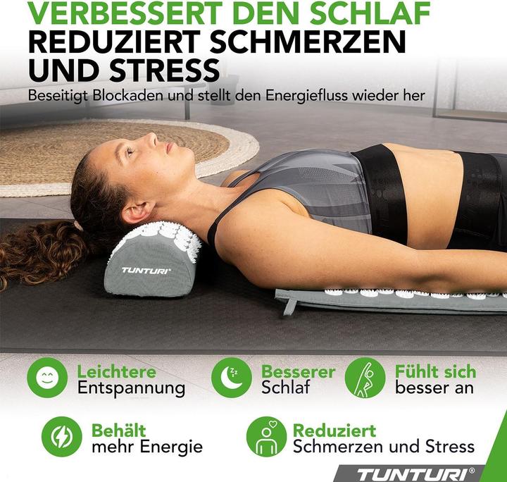 Image du produit Tunturi Akupressur-Matte und -Kissen