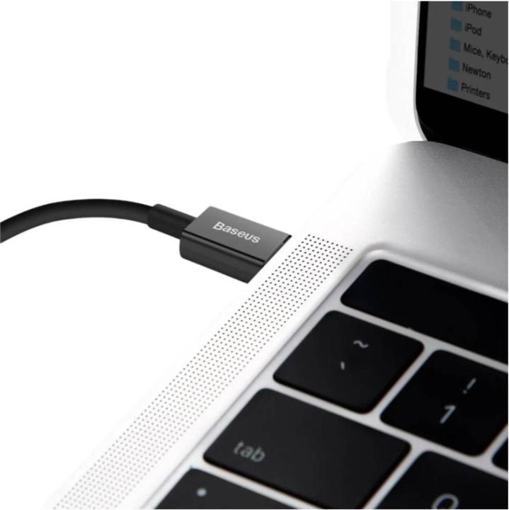 Actual product image Baseus Superior Series Cable USB-C to iP, 20W, PD, 1m (black) (1 m, USB 3.0)