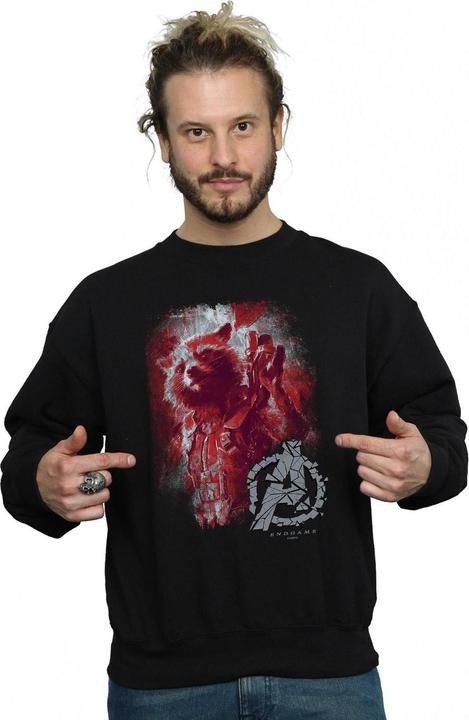 Produktbild Avengers Endgame Rocket gebürstet Baumwolle Sweatshirt (XXL)
