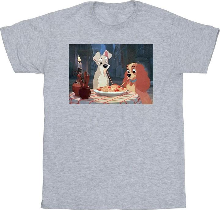 Immagine prodotto Disney Lady And The Tramp Spaghetti Photo Maglietta Uomo (M)