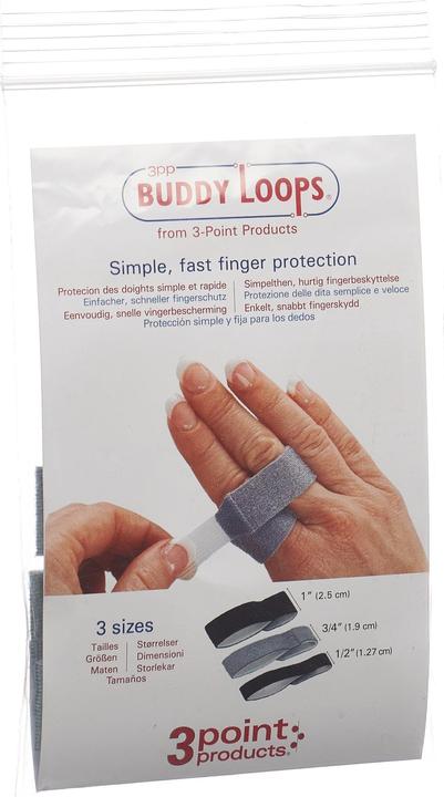 3pp Buddy Loops 1.90cm breit grau