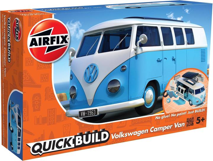 Image du produit Airfix Kit VW Bus Camper Van, bleu Quick Build
