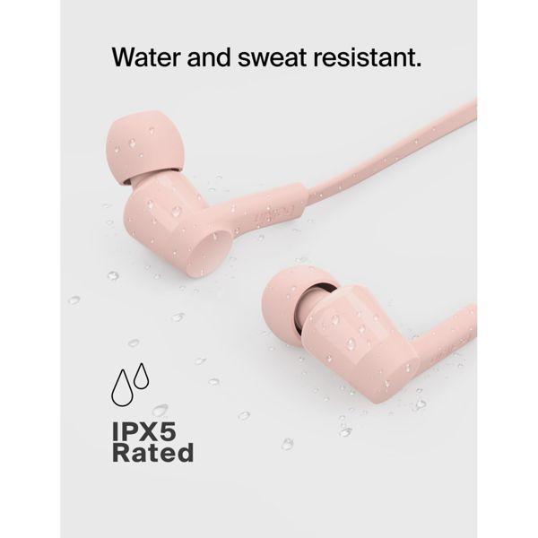 Actual product image Belkin Rockstar in-ear headphones cable, USB-C, pink G3H0002hqPKV2 (NC, Cable)