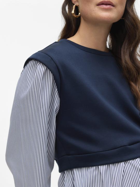 Image du produit Mamalicious Coupe normale Col rond Manches larges Top Blouse (XS)