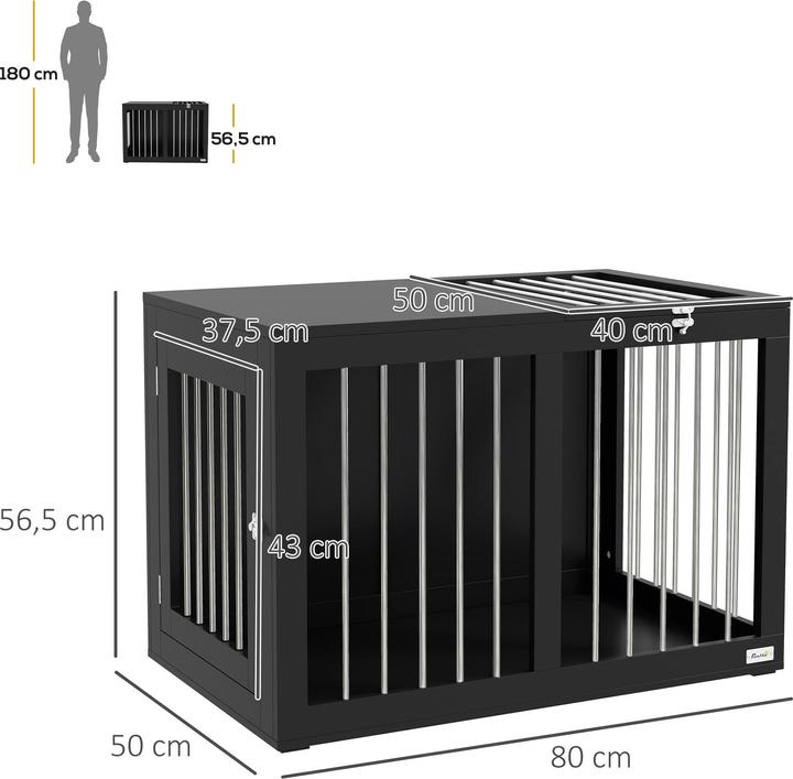 Immagine prodotto PawHut Gabbia per cani (Gabbia per cani)