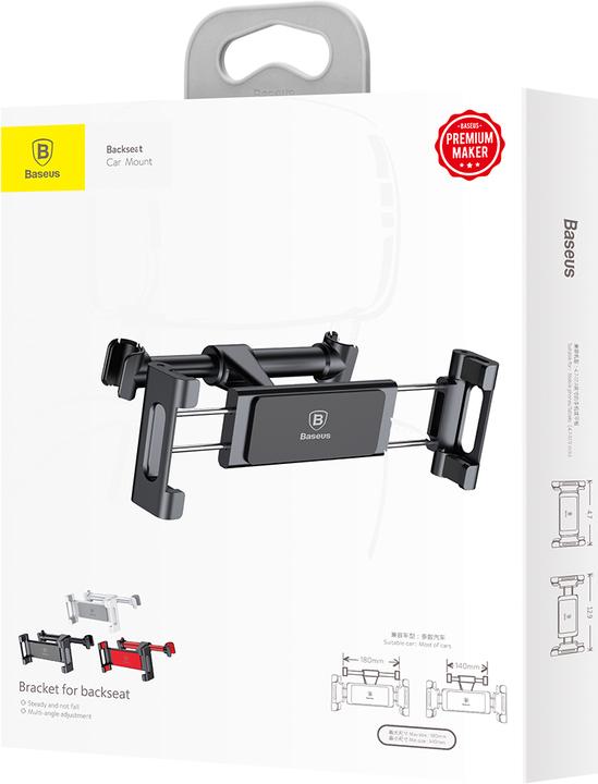 Image du produit Baseus Support de montage pour voiture sur la banquette arrière pour appareil de 4,7 à 12,9