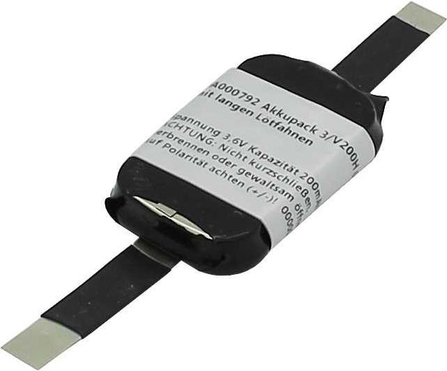 Produktbild XCell Akkupack NiMH 3,6V 200mAh 3/V200H 045 mit langen Lötfahnen (200 mAh, Akku)