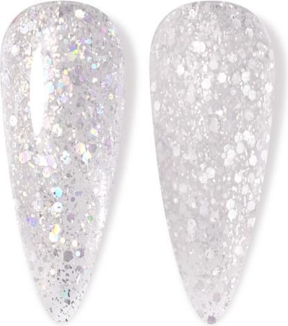 Actual product image Venalisa Gellack 442 UV/LED (White flakes, UV gel varnish)