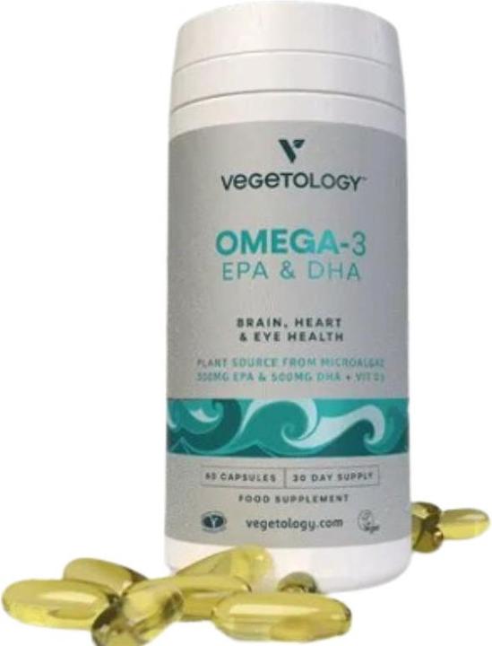 Produktbild Vegetology Opti3 Omega-3 EPA & DHA Kapseln (60 Stück, Kapseln, 300 g)