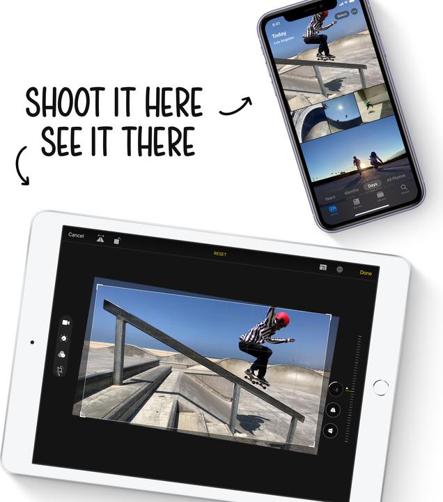 Produktbild Apple iPad 2020 (8. Gen) (nur WLAN, 10.20", 128 GB, Space Gray)
